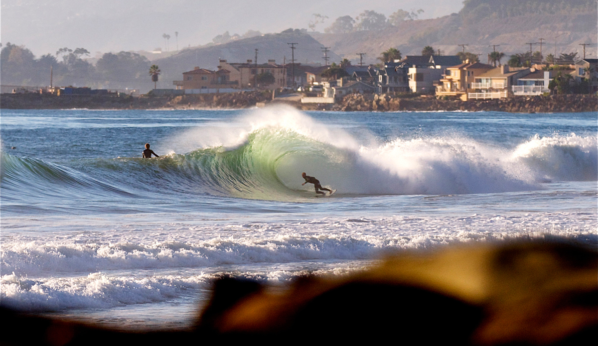 Unknown surfer, low-key nooks. Photo: Robb Wilson