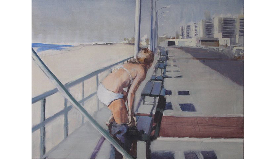 Changing on boardwalk by Lynn Grayson.