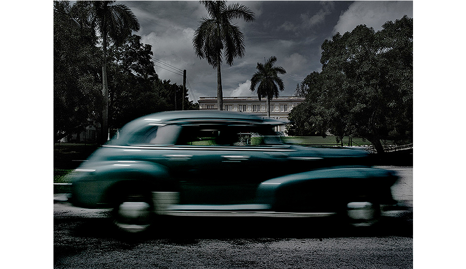 Casa Cohiba, Havana, Cuba by Werner Pawlok, 2004. Fine art print on Sommerset velvet paper.