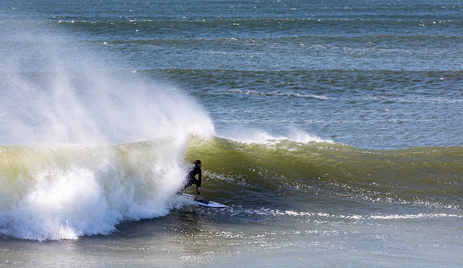 Luis Cardona, looking for shade. 