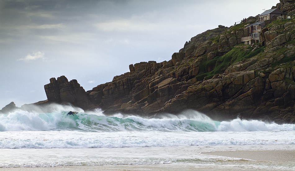 Straight out of Mordor Sam Lamiroy going big in deepest Cornwall. Photo: <a href=\"http://surfphoto.500px.com/home\"> Roger Sharp</a>