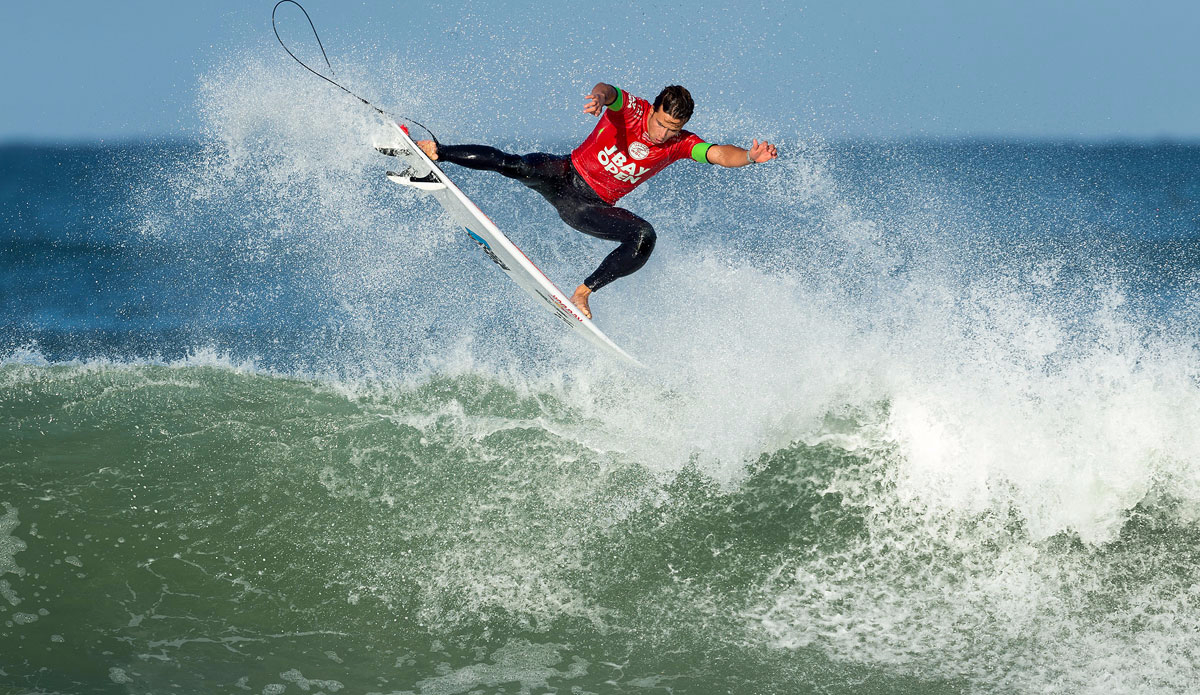 Julian Wilson of Australia (pictured) winning his Round 3 heat at the JBay Open to advance into Round 4 on Monday July 13, 2015. Photo: <a href=\"http://www.worldsurfleague.com/\">WSL</a>/<a href=\"https://instagram.com/kc80\">Cestari</a>