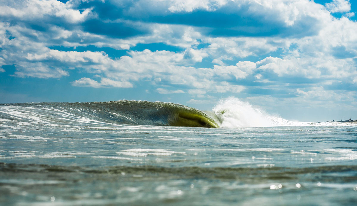 Classic spring day if you\'re lucky in New Jersey. This does not happen every spring. seeing these drainers run down the beach is pretty rare, but this day was pretty fun. Sunny skies, warm water, and green freight trains coming down the beach. Photo: <a href=\"http://www.ryanmackphotography.com/\">Ryan Mack</a>