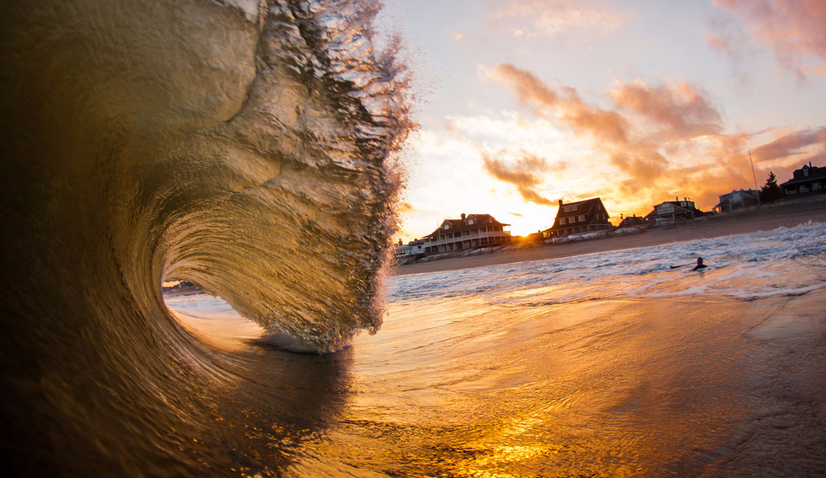 Fire in the sky. One of my first swims with my housing. I got lucky to get this set right before the sun peeked out from behind the houses. Photo: <a href=\"http://www.ryanmackphotography.com/\">Ryan Mack</a>