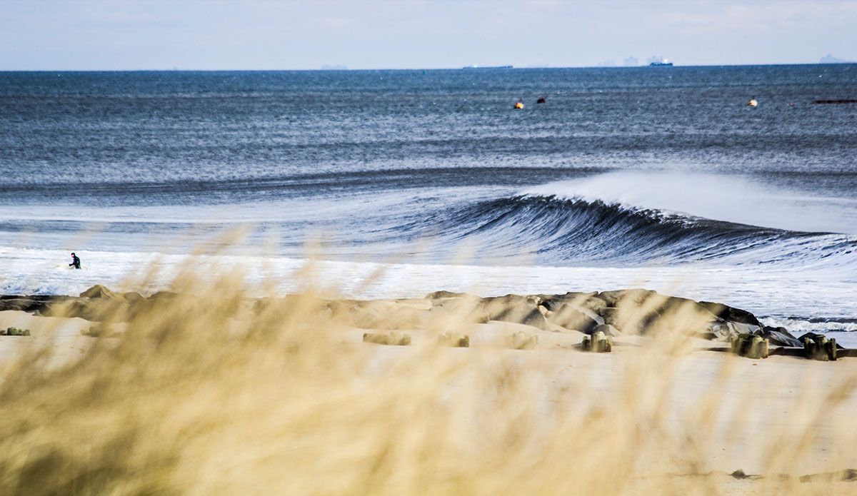 This is by far my favorite photo I have shot. The air temperature was in the teens and only a select few guys were out. Photo: Ryan Simalchik