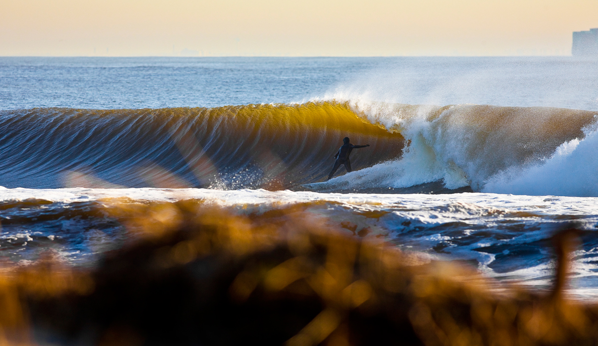 This is a portfolio image for sure. PJ Raia\'s smooth style and New Jersey\'s hollow waves are a great combination. This photo\'s been everywhere online and also appeared as a spread in SLIDE. I still love this frame! Photo: <a href=\"http://www.ryanstruck.com/\"> Ryan Struck</a>