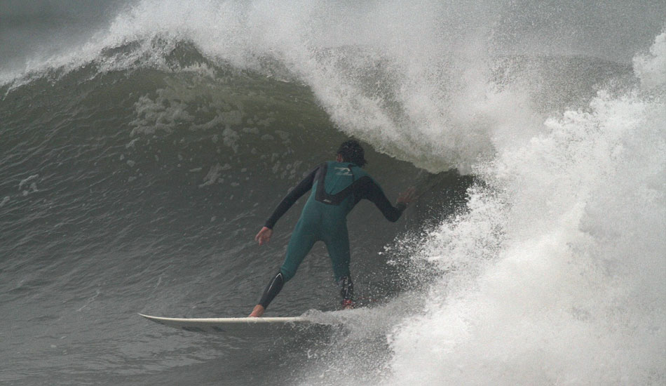 The rights were heading straight into the wind, and Joe Cheshire loved it! Photo: McCarthy