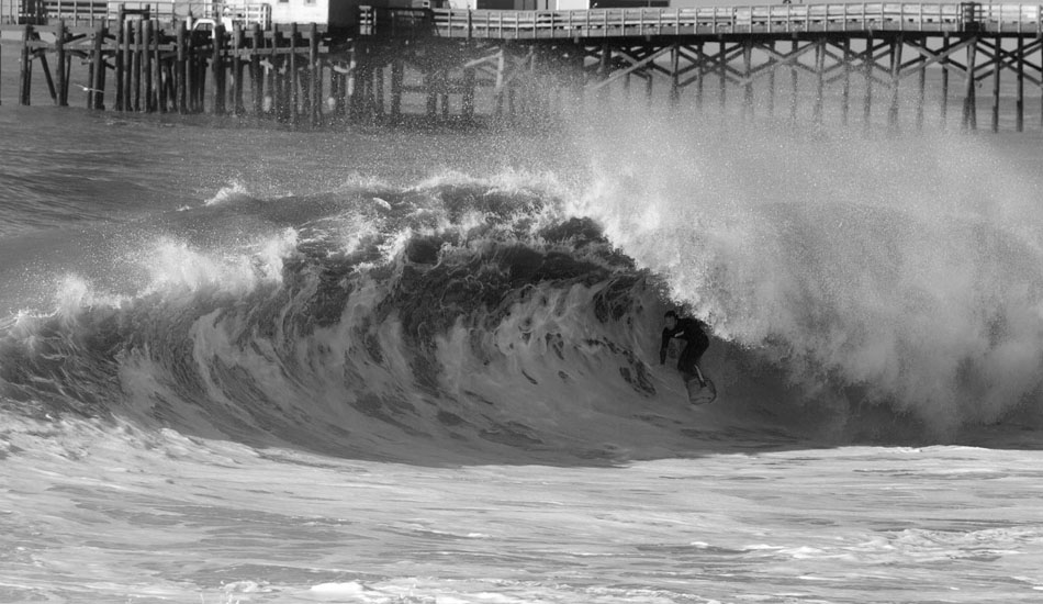 Get ready for winter, when everything goes to black and white. Here Micah Byrne facing the harsh reality of winter at home. Photo: <a href=\"http://www.http://sardelis.com/\" target=\"_blank\">Chris Sardelis</a>