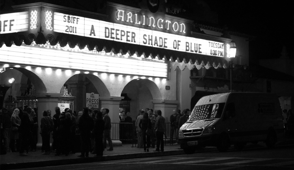 Last night, nearly 2,000 people attended the world premiere of Jack McCoy\'s A Deeper Shade of Blue at The Arlington Theatre in Santa Barbara. Photo: <a href=\"http://www.mattbauerdesign.com\" target=_blank>Bauer