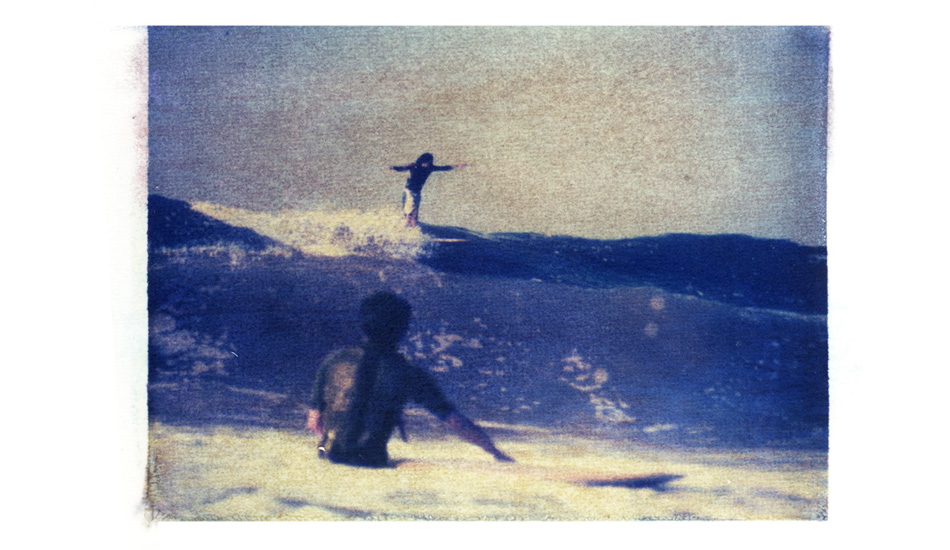 Boy+girl. This was one of my first Polaroids I shot when I was learning to surf. 
I had no clue that surfing would become a primary focus of my art and travel. Image: <a href=\"http://shehitpausestudios.com/\" target=\"_blank\">Schwartz</a>