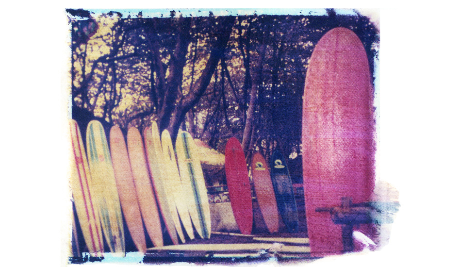 Candy Store. Another angle of the surf hut. I remember thinking I was at
a candy store as I selected a board from all of the bright colors. Image: <a href=\"http://shehitpausestudios.com/\" target=\"_blank\">Schwartz</a>  