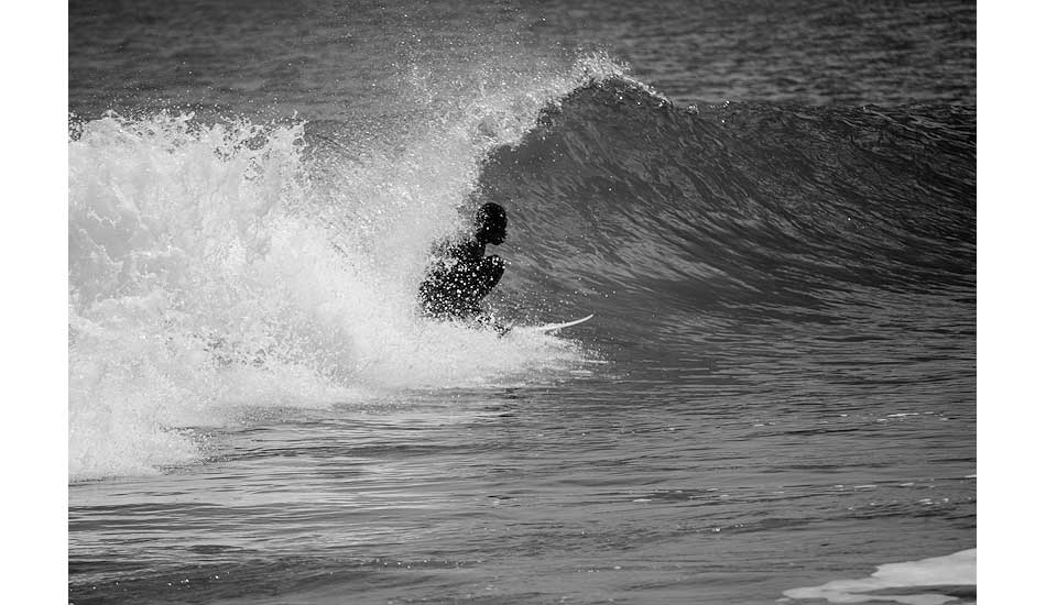 Samuel Gellie scores a little drainer on the inside section. Photo: Sean Brody