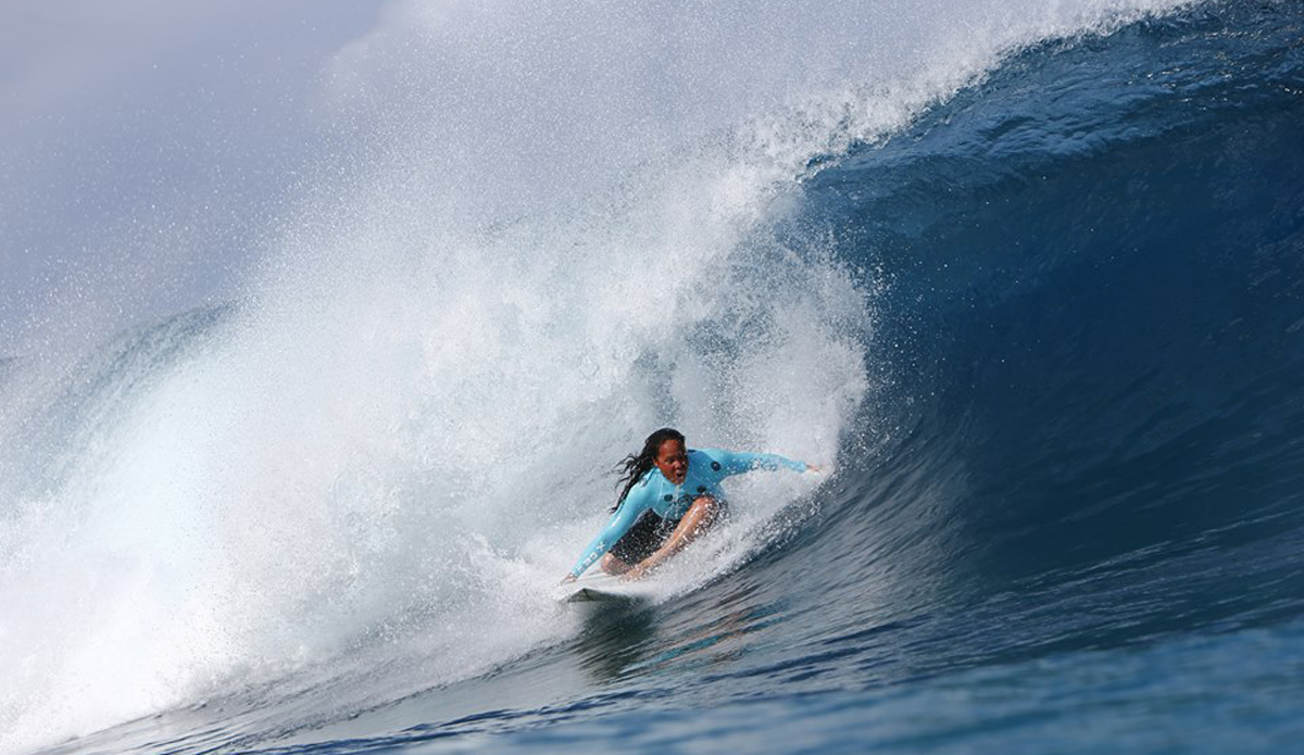 Melanie Bartels.  Photo: Mike Latronic via <a href=\"http://www.freesurfmagazine.com\">Freesurfmagazine.com</a>