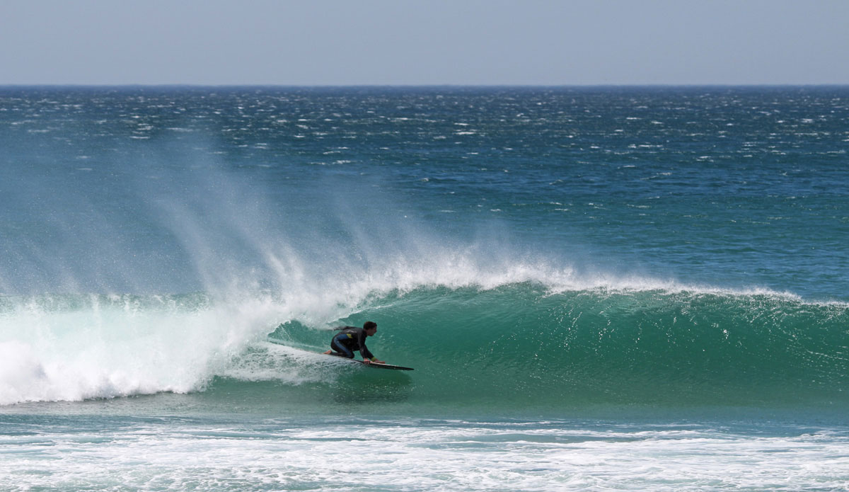 Unknown set up on a perfect little left. Photo: Shayla Chippendale