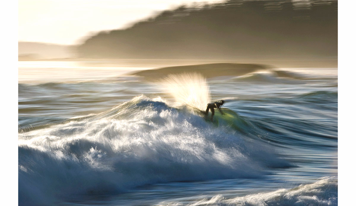 Tofino spray. Photo: <a href=\"http://beachbreakphotography.ca/\">Shayne Stadnick</a>