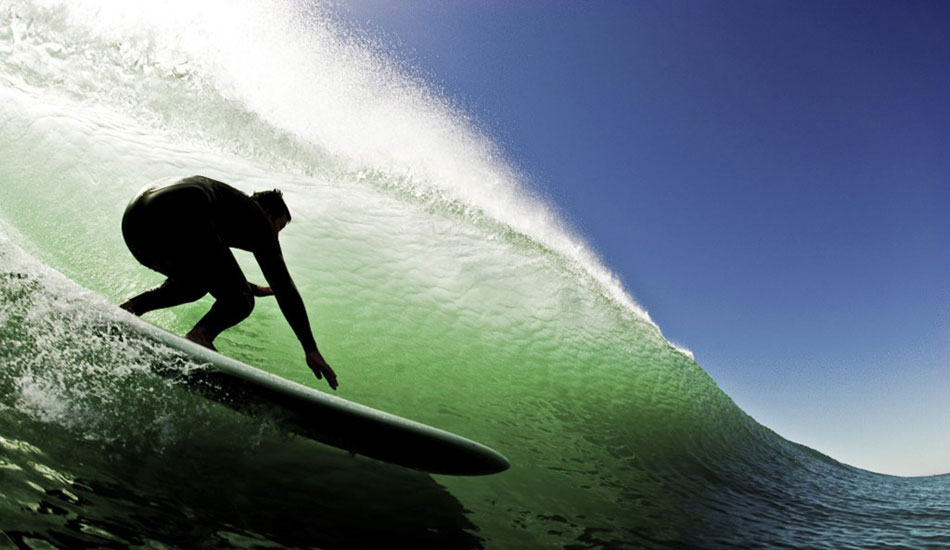 This is T.J. Ridings in Huntington Beach.  It was fall, offshore, crystal clear and so fun for about three days. Photo: <a href=\"http://www.jefffarsaiphotography.com/\">Jeff Farsai</a>