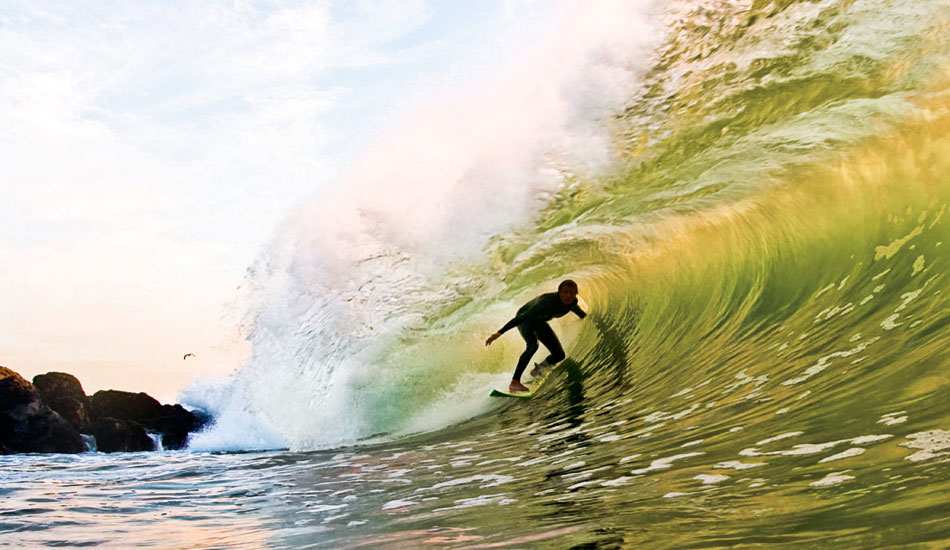 Eddie Lester, California, make or break.  He made this one... Photo: <a href=\"http://www.jefffarsaiphotography.com/\">Jeff Farsai</a>