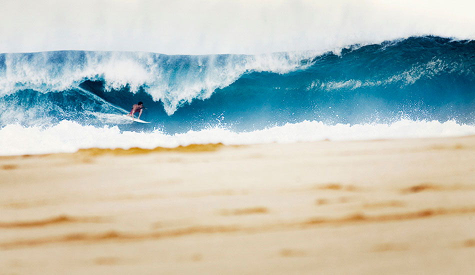 Unknown at Pipeline.  I shot this on my first trip to Hawaii and still consider it one of my best Pipe images.  