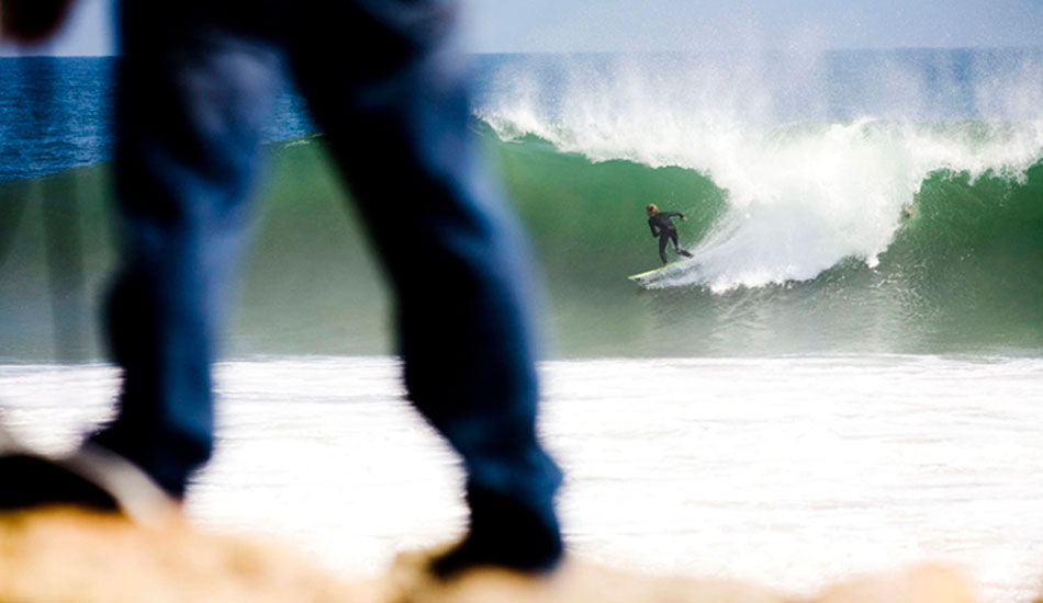 John John Florence putting his backdoor knowledge to use in Malibu.