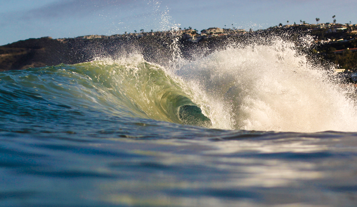 The wave that shows a great example of why wave photographers like myself love morning light so much. Photo: <a href=\"https://instagram.com/kaileyskelton\">@Kailey Skelton</a>