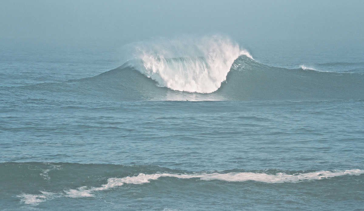 Fernando Riego Lopez (Nano) looks up the face of a monster. Photo:<a href=\"http://instagram.com/cacaneves\">Camila Neves</a>