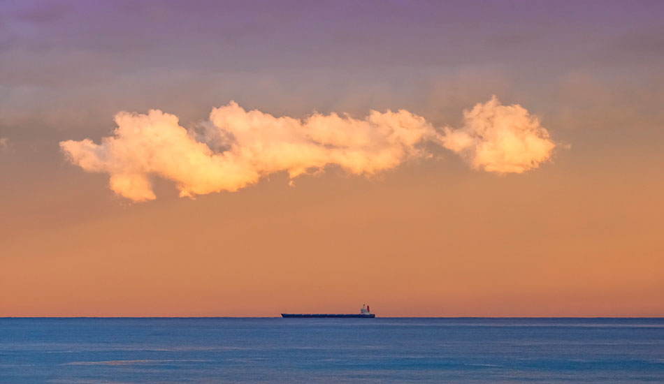 Wollongong is synonymous with ships on the horizon. Photo: <a href=\"http://www.16images.com.au\">Steen Barnes</a>