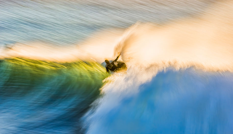 Chayne Simpson speed blurring a lip section, in the early hours.. Photo: <a href=\"http://www.16images.com.au\">Steen Barnes</a>