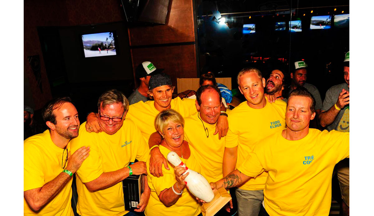 Team Pipeline celebrates taking first place. Photo: Brent Hilleman