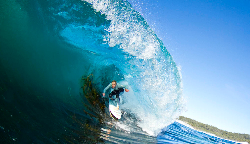 James Hollmer Cross, inside a thick one. Photo: <a href=\"http://www.stugibson.net\">Stuart Gibson</a>