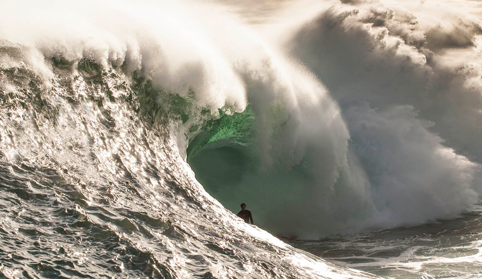 Mikey Brennan, a much needed escape from the sun. Photo: <a href=\"http://www.stugibson.net\">Stuart Gibson</a>