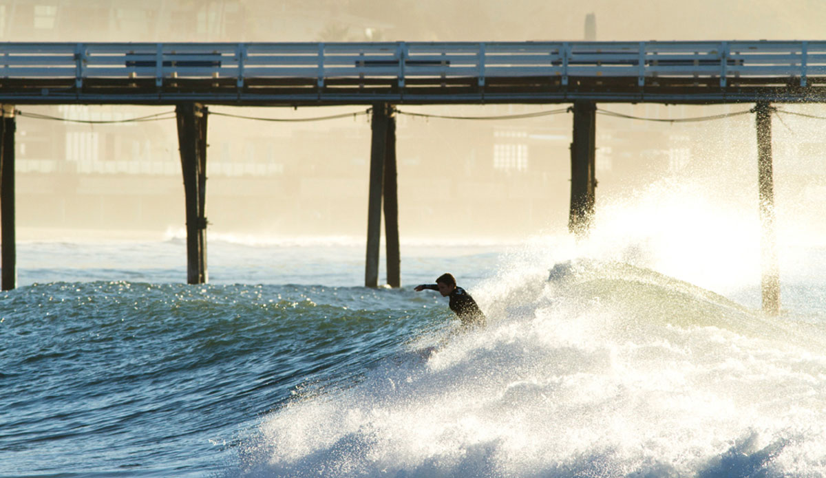 Shane Borland. Cutback. The day after Hurricane Marie hit. Malibu, CA. Photo: <a>Kevin Jansen</a>