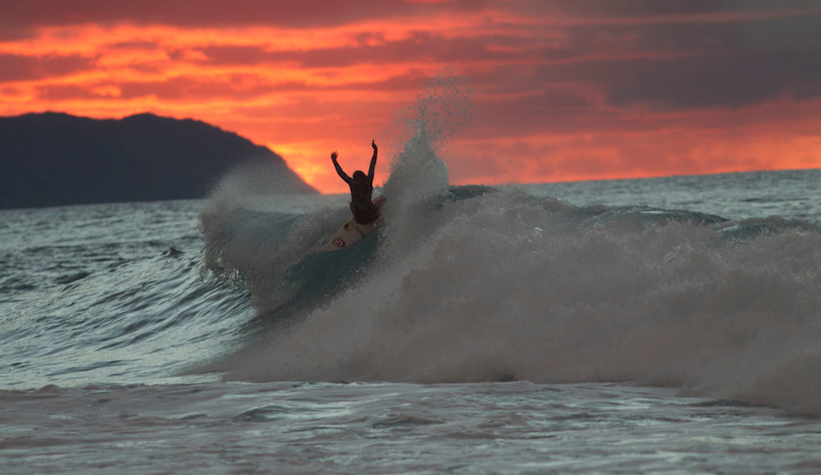 Lovely sunset shot of Brisa Hennessy by a true legend behind the lens: Pete Frieden. Off-The-Wall. 12/12/16