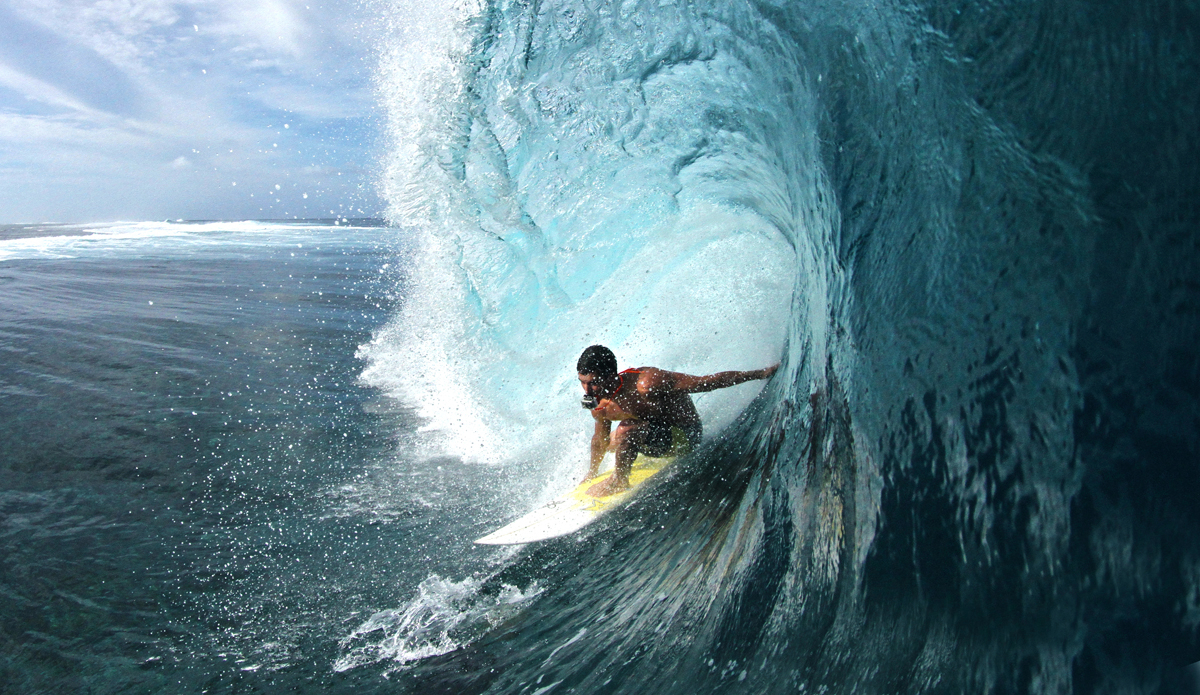 Just off the jet from his home in Kauai, Nate slid right in. Photo: <a href=\"https://www.facebook.com/pages/Jared-Sislin-Photography/258114520882025\">Jared Sislin</a>