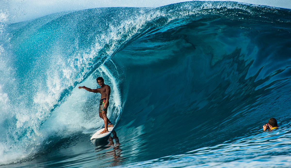 Gilbert Teave, \"The 14 year old who stole the show.\" Photo: CJ Coetzee 