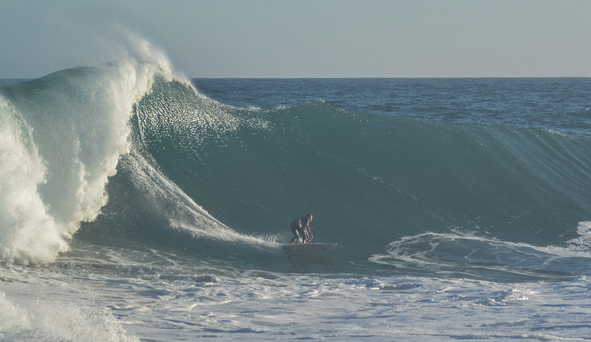 Daniel Hughes bottom turning before his exit. Photo: <a href=\"http://www.tylerbrundage.com/\">Tyler Brundage</a>