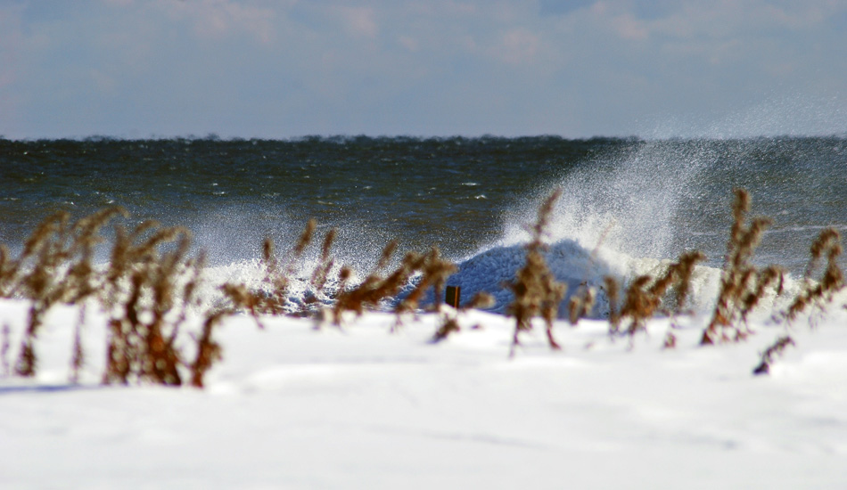 After a while, even the waves began to look like snow. Photo: Tim Leopold