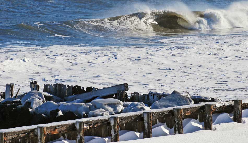 On any given swell, this break is usually packed. No takers this day. Photo: Tim Leopold