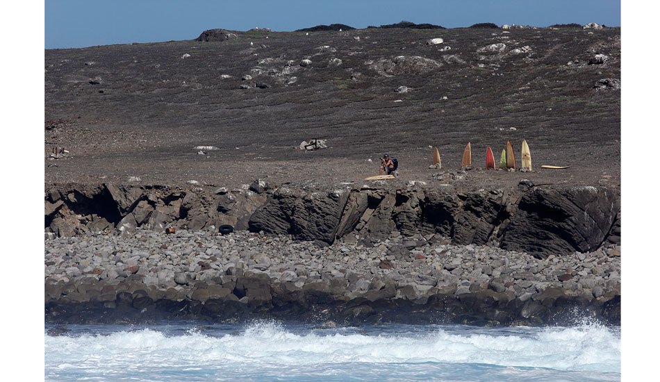 Getting a different angle from the Broken Boards graveyard. Photo: Claudia Boily