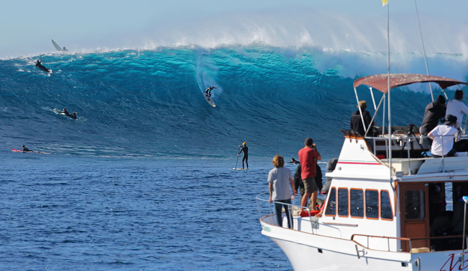 Andres Flores, the smaller big wave surfer in the world. I love this guy. He\'s always so positive! Photo: Claudia Boily