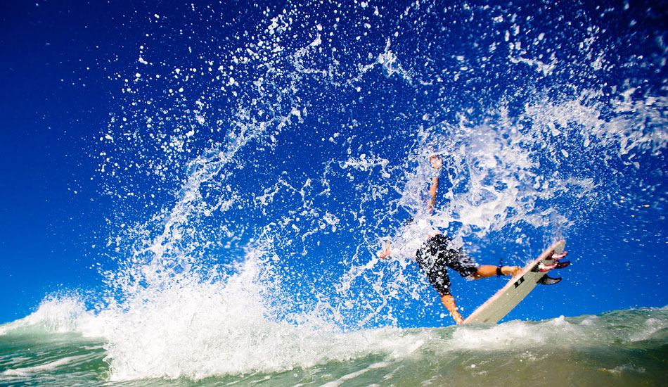 Striving for different angles from the water is my goal for the coming year. I\'ve already got a few ideas, just gotta find a way of nailing them. Photo: <a href=\"http://www.stsurfimages.com/\">Tom Woods</a>