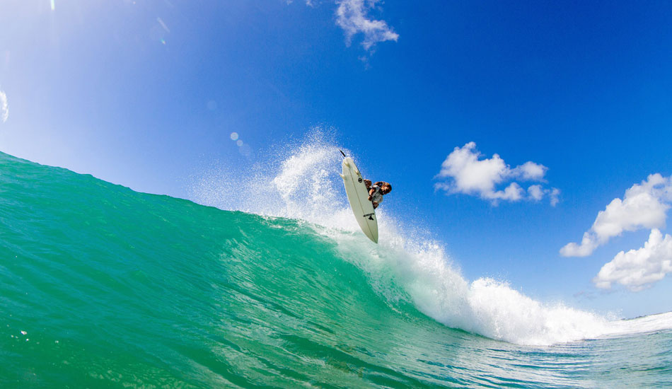 All the elements - sunny days, good waves, great surfers and the job of getting a good surf shot is so much easier. Photo: <a href=\"http://www.stsurfimages.com/\">Tom Woods</a>