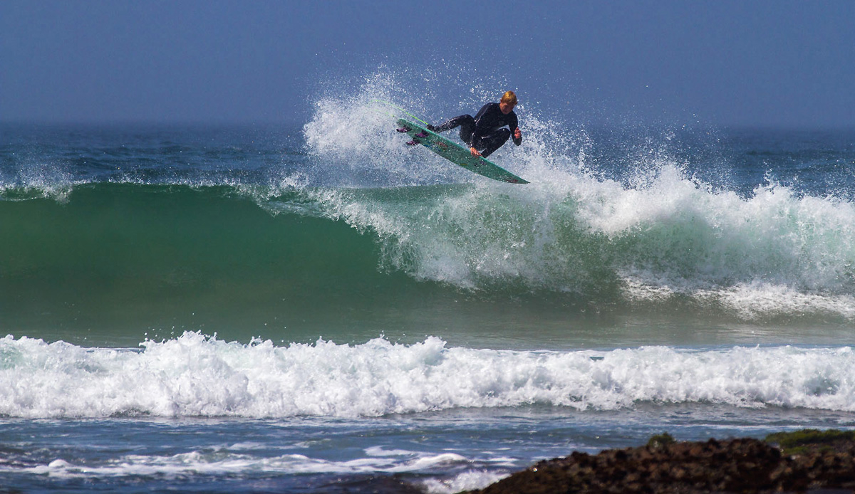 Young Michael Monk has no problem making hay while the sun shines. Photo by: Tyerell Jordaan