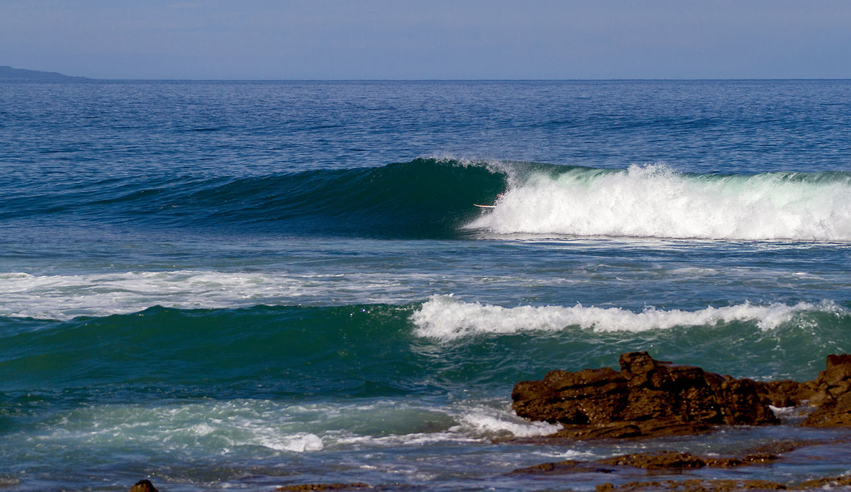 Wayne Monk finding a shady spot. Photo by: Tyerell Jordaan