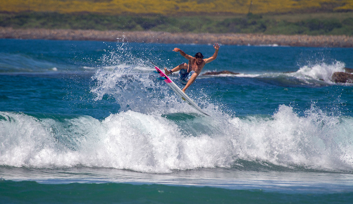 Kelvin Zemke made the move up to JBay a few years ago but often stops by for a summer punt session. Photo by: Tyerell Jordaan