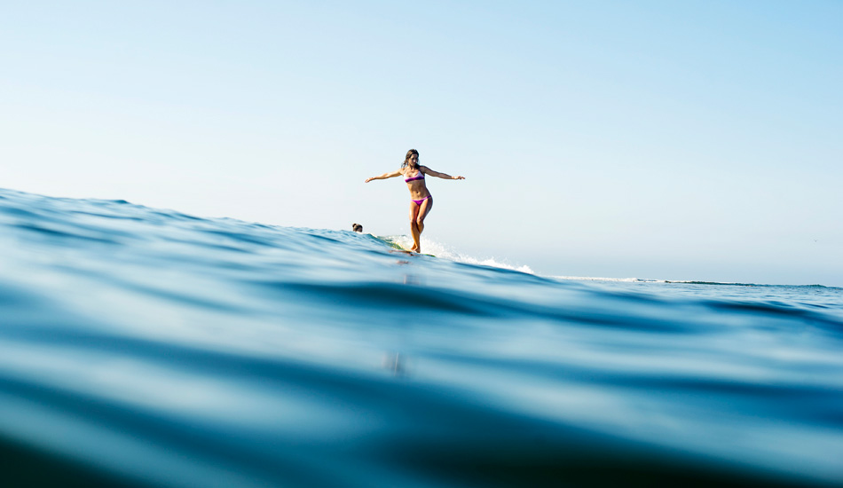 Karina Rozunko in Malibu, having a dance. Photo: <a href=\"http://www.dylangordon.com/\" target=_blank>Dylan Gordon</a>