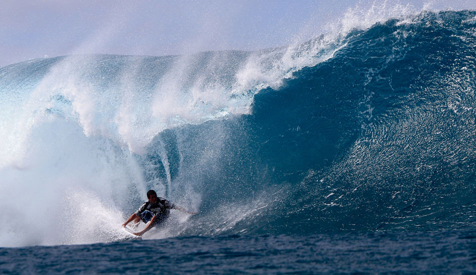 Adriano De Souza, tucking in. Photo: Bielmann