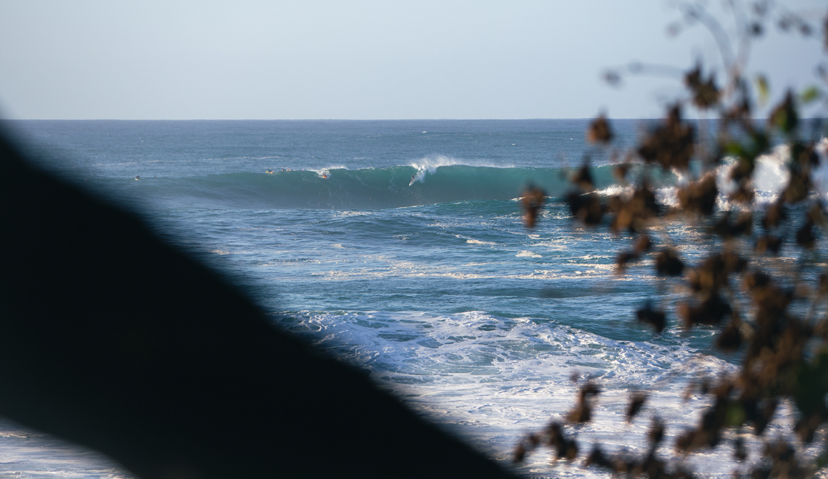 ...but there were still plenty of surfers out.