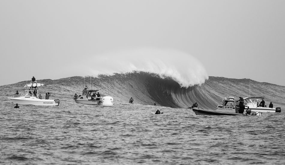 Near perfect Mavericks. Photo: <a href=\"http://www.adamwarmington.com/\">Adam Warmington.</a>