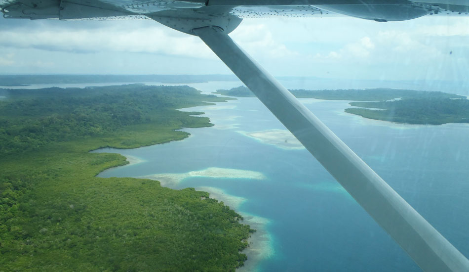 Our first view of the Telo islands.  Luckily these were the eastern islands and severely blocked from all SW swell.  We were worried we would arrive to lake like conditions, which was not the case.