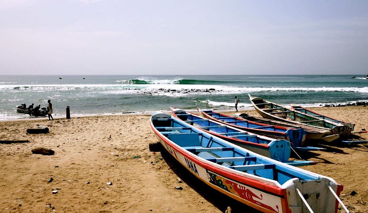 No boatman needed in Senegal. Photo: <a href=\"http://bugsonmyboard.org/\">Gary Conley</a>